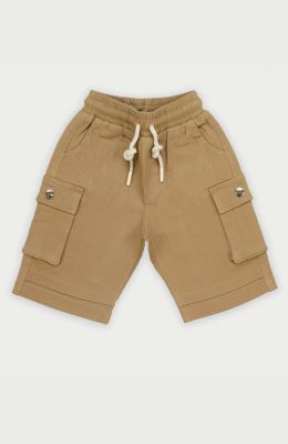 شلوارک کتان جیب دار