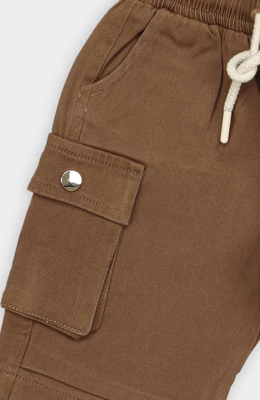 شلوارک کتان جیب دار