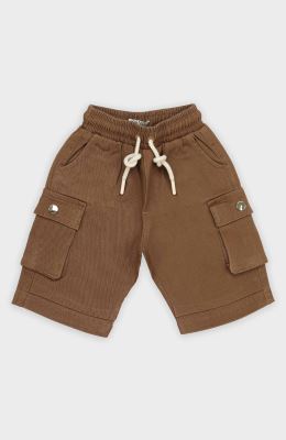 شلوارک کتان جیب دار