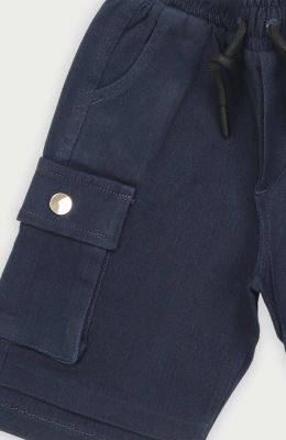 شلوارک کتان جیب دار