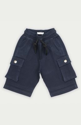 شلوارک کتان جیب دار