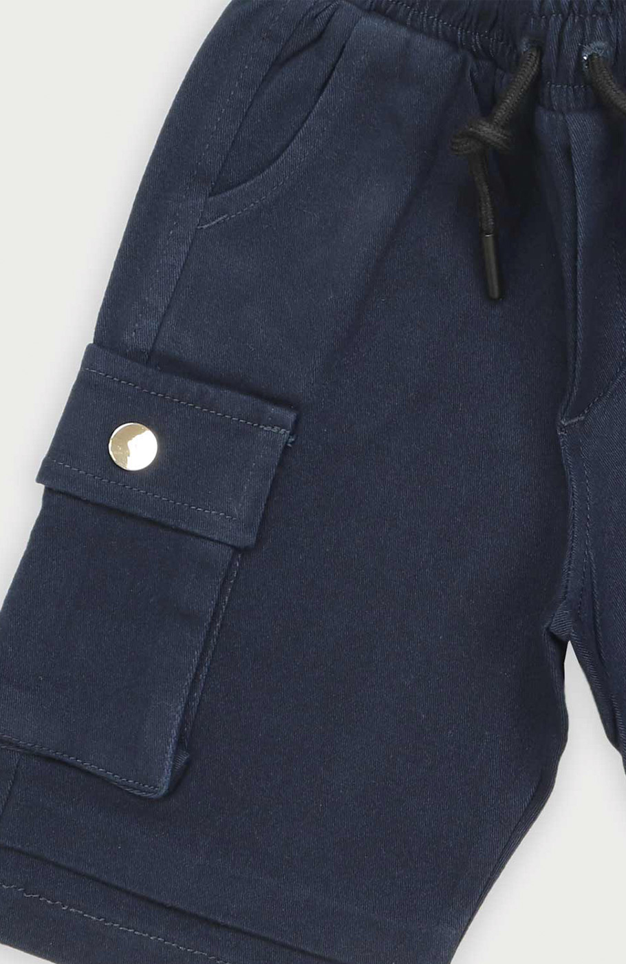 شلوارک کتان جیب دار