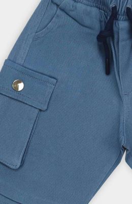 شلوارک کتان جیب دار