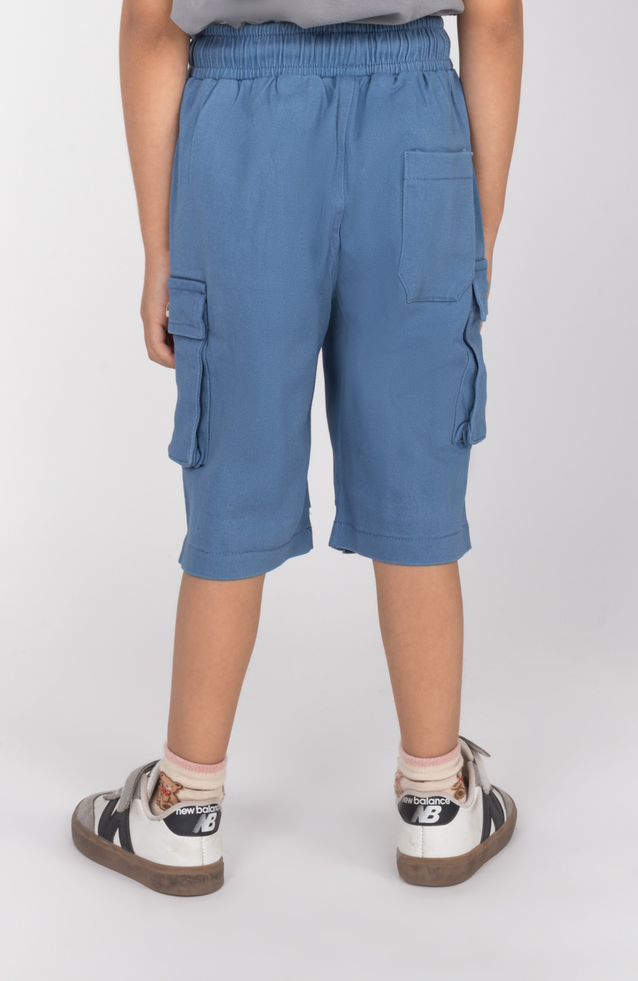 شلوارک کتان جیب دار