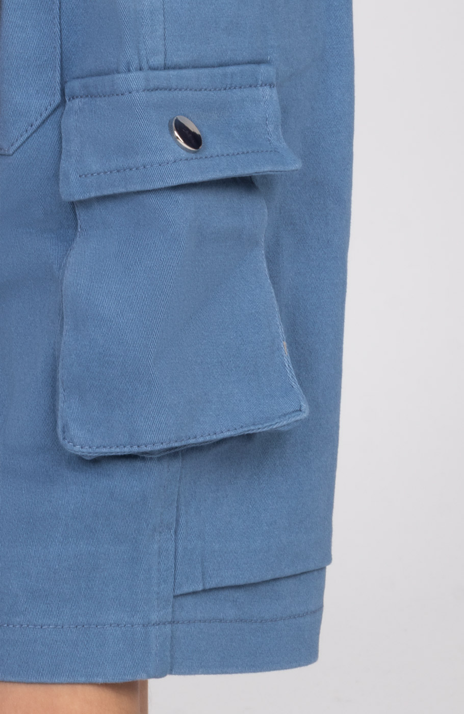 شلوارک کتان جیب دار