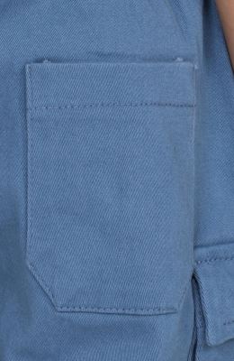 شلوارک کتان جیب دار