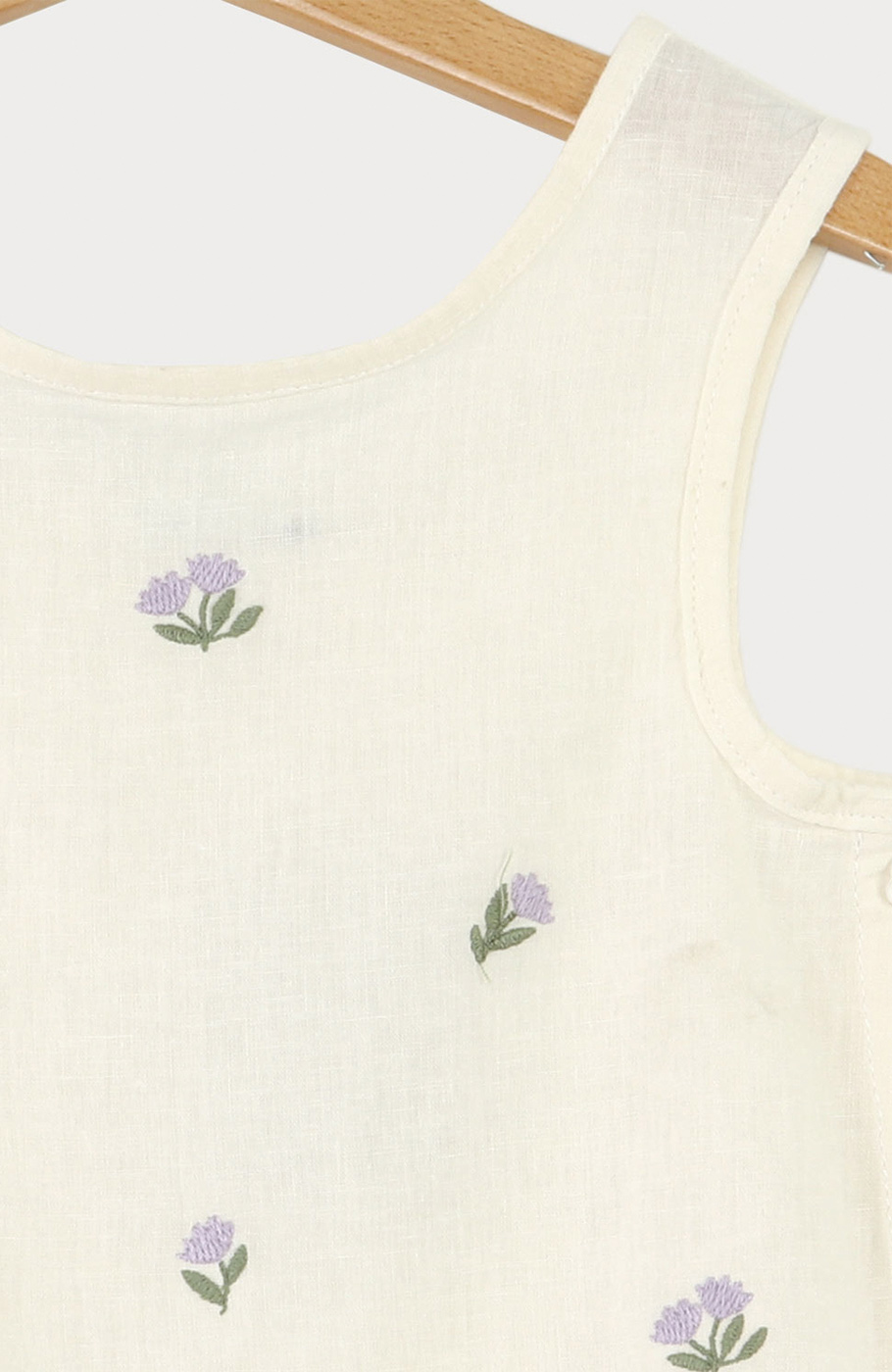 تاپ لینن دمپا چین دار