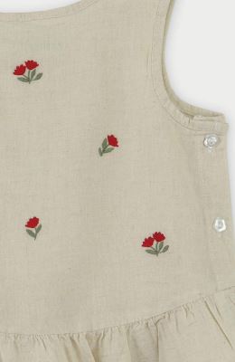 تاپ لینن دمپا چین دار