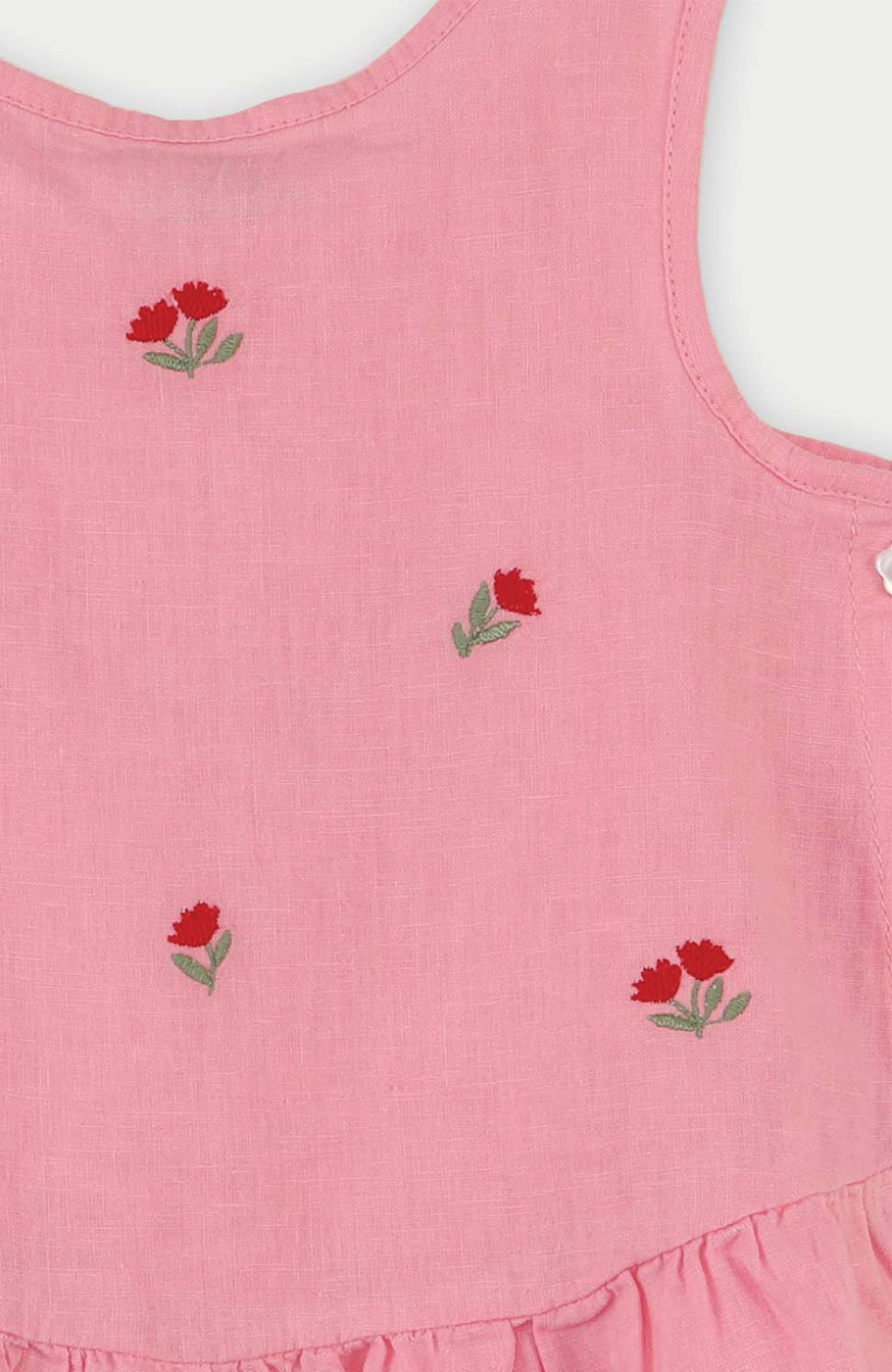 تاپ لینن دمپا چین دار