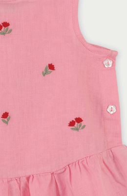 تاپ لینن دمپا چین دار