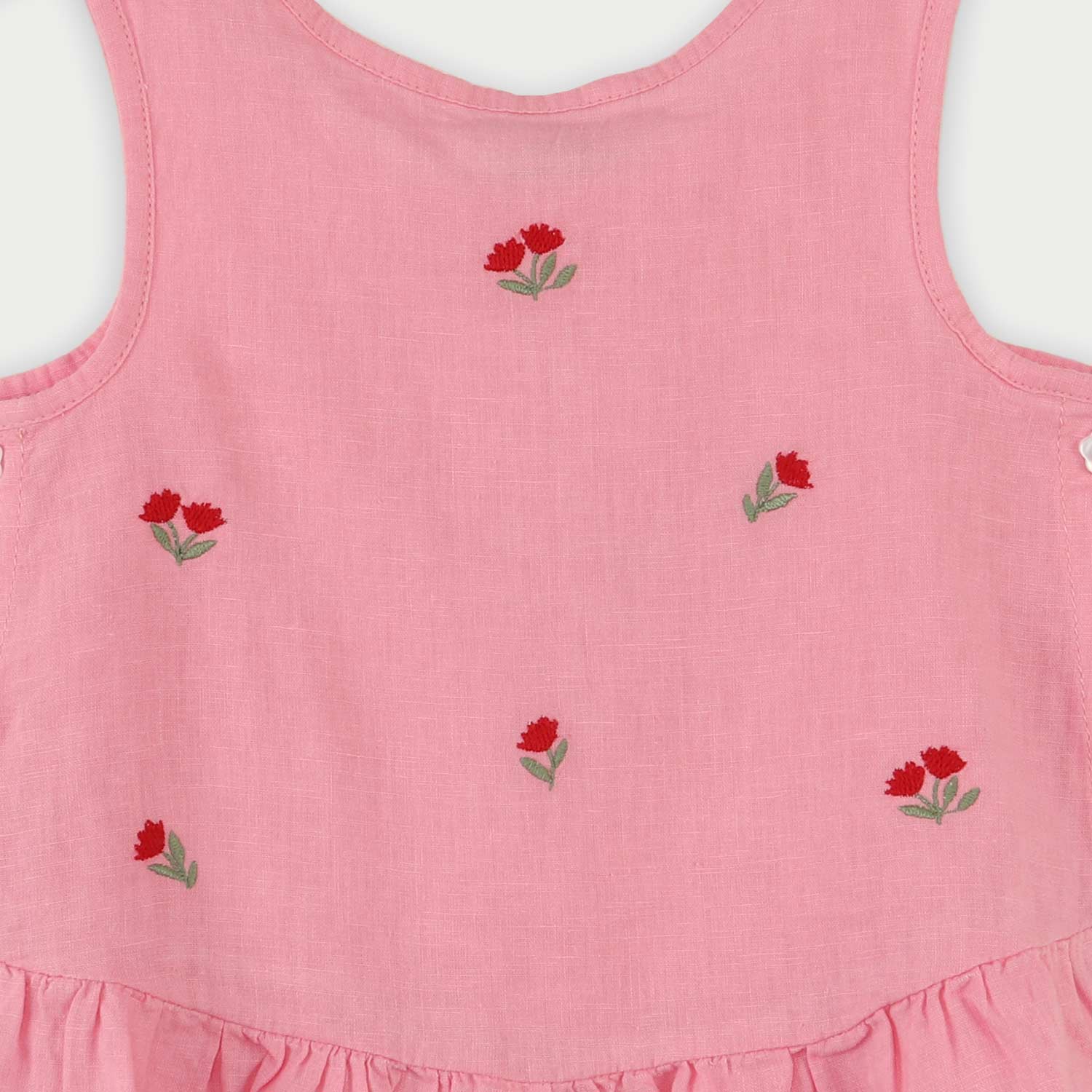 تاپ لینن دمپا چین دار