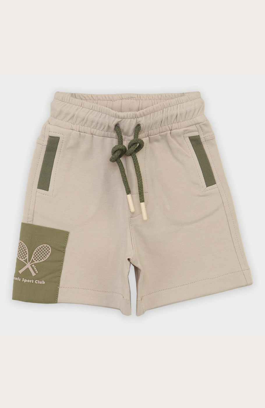 شلوارک دورس دو نخ با جیب پوپلین