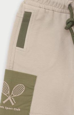 شلوارک دورس دو نخ با جیب پوپلین