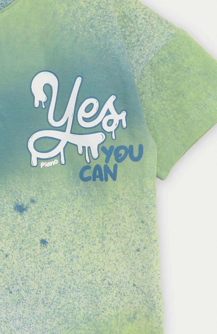 تیشرت یکرو لایکرا ابر و بادی آستین افتاده