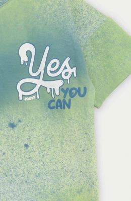 تیشرت یکرو لایکرا ابر و بادی آستین افتاده