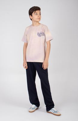 تیشرت یکرو لایکرا ابرو بادی آستین افتاده