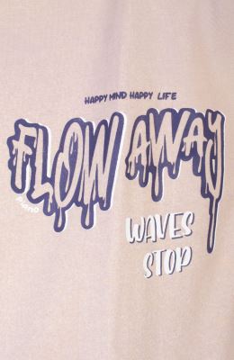 تیشرت یکرو لایکرا ابرو بادی آستین افتاده