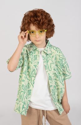 شومیز پوپلین آستین کوتاه