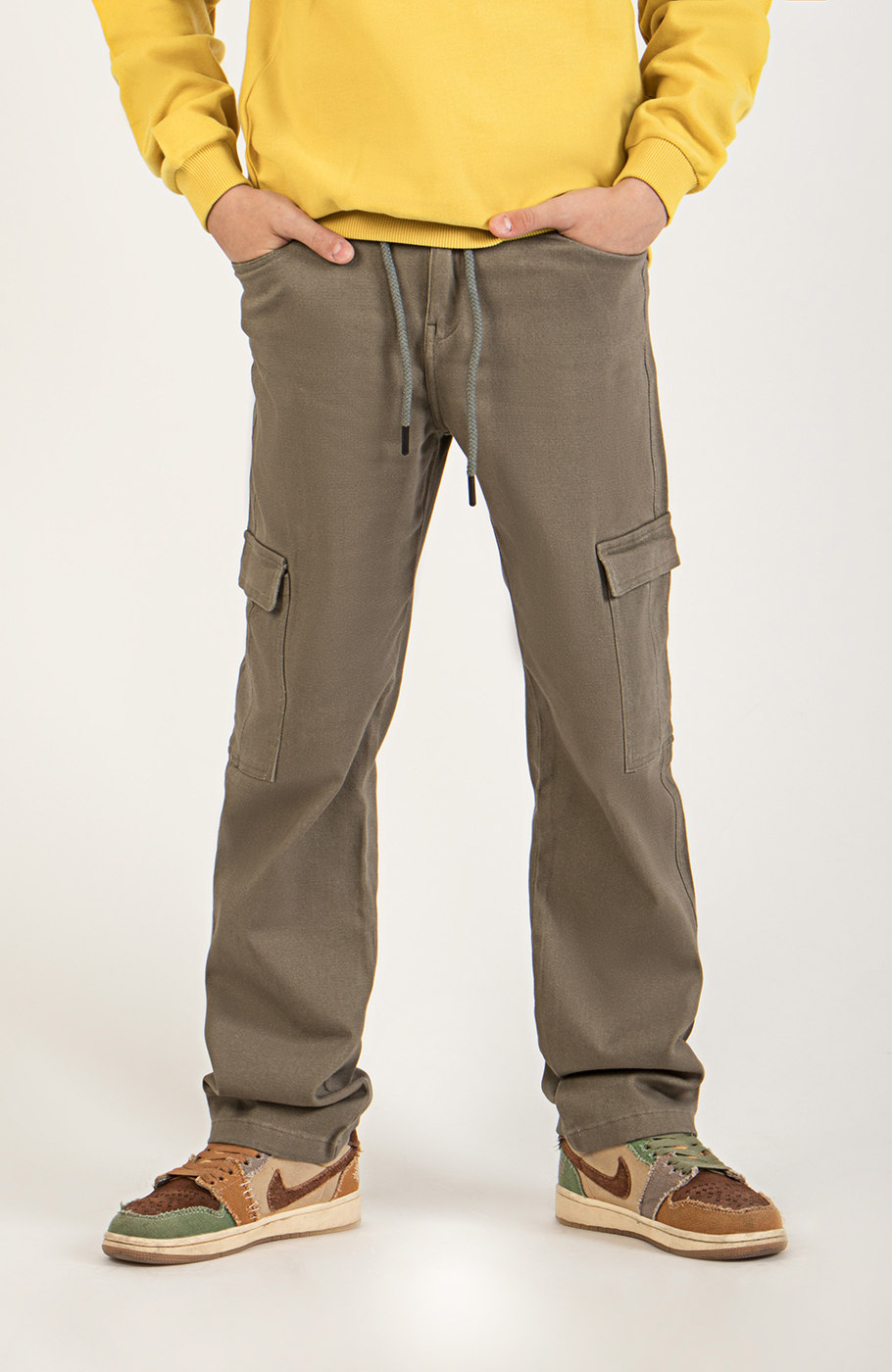 شلوار کتان کارگو