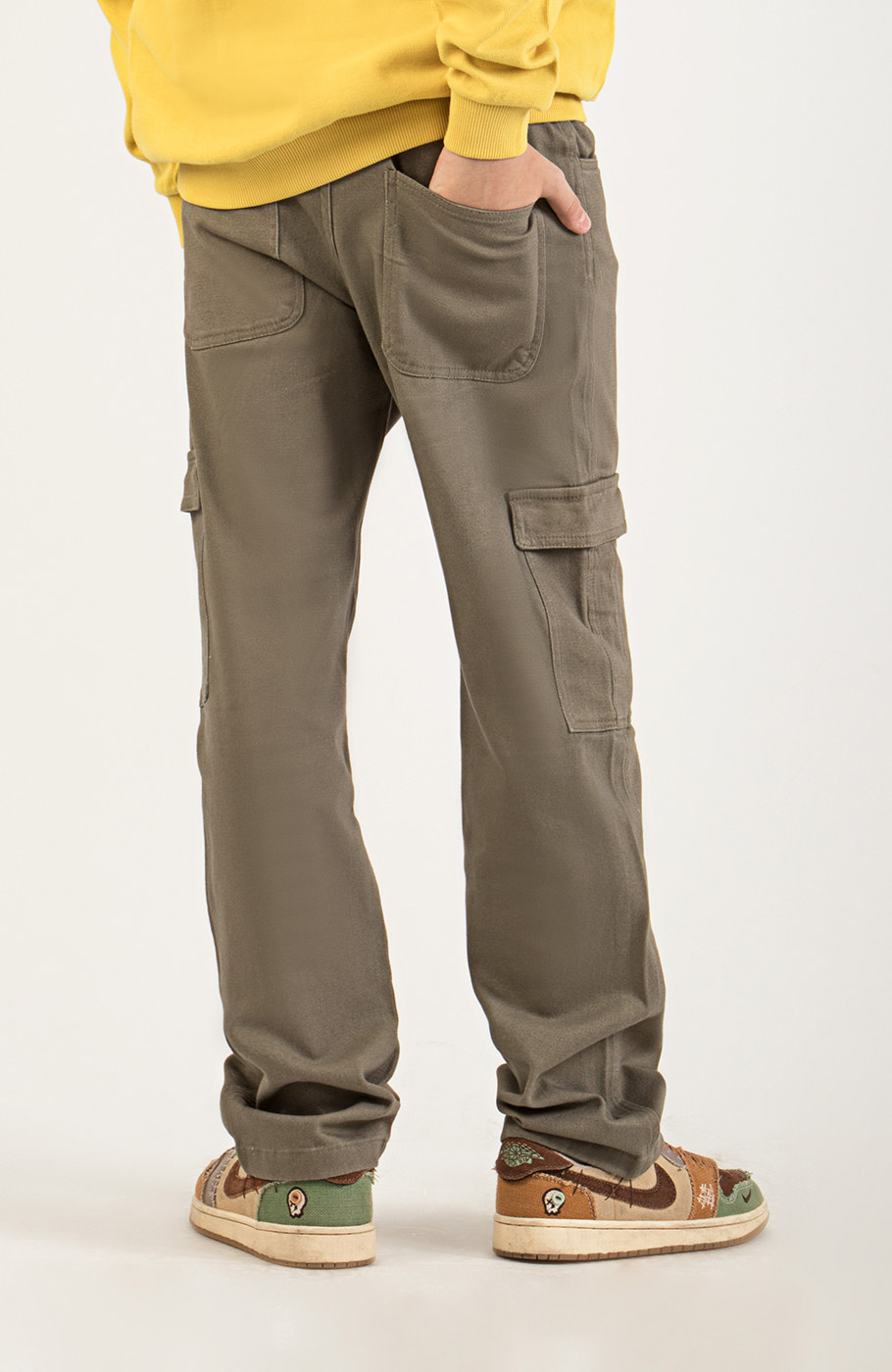 شلوار کتان کارگو