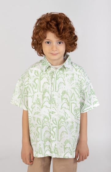 شومیز پوپلین آستین کوتاه