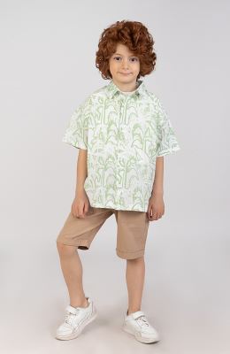 شومیز پوپلین آستین کوتاه