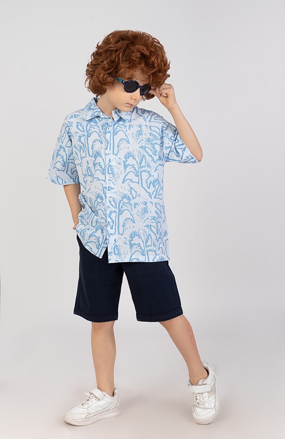 شومیز پوپلین آستین کوتاه