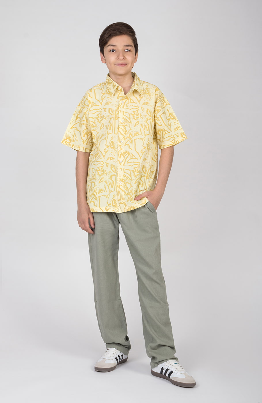 شومیز پوپلین آستین کوتاه