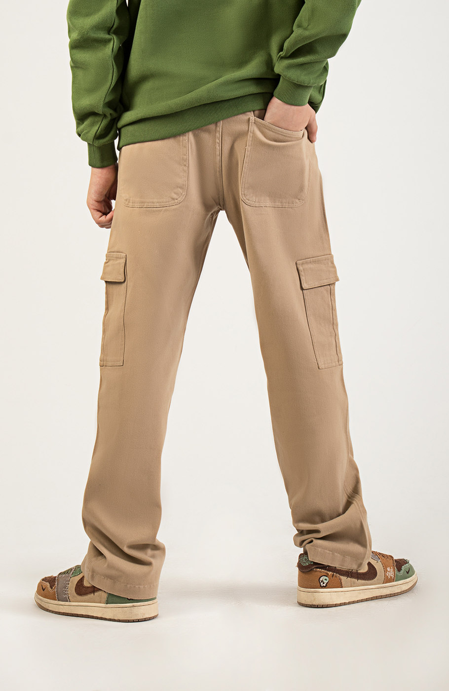 شلوار کتان کارگو