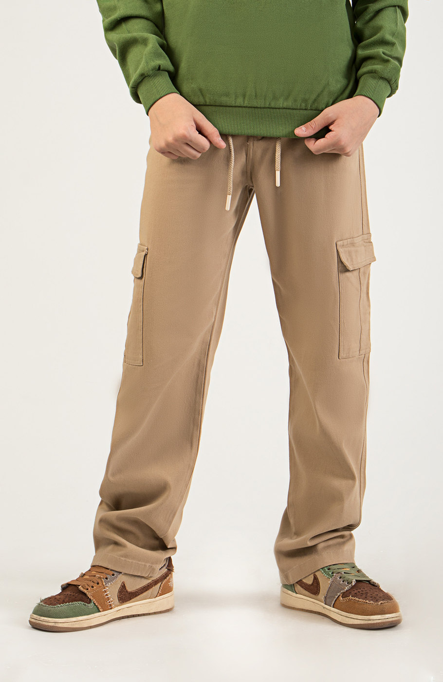 شلوار کتان کارگو