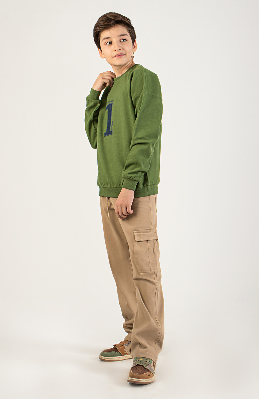 شلوار کتان کارگو