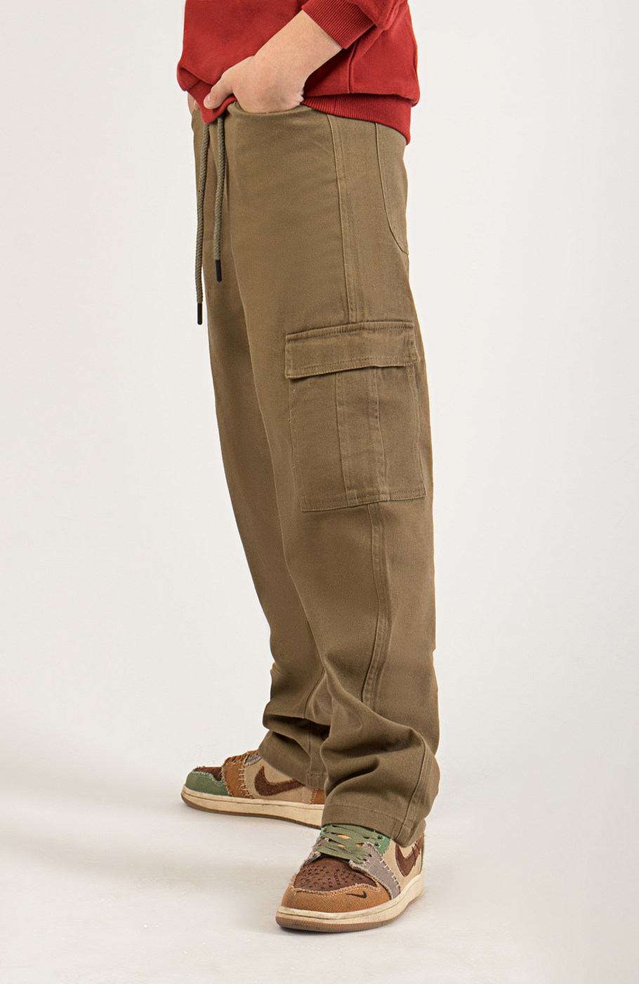 شلوار کتان کارگو