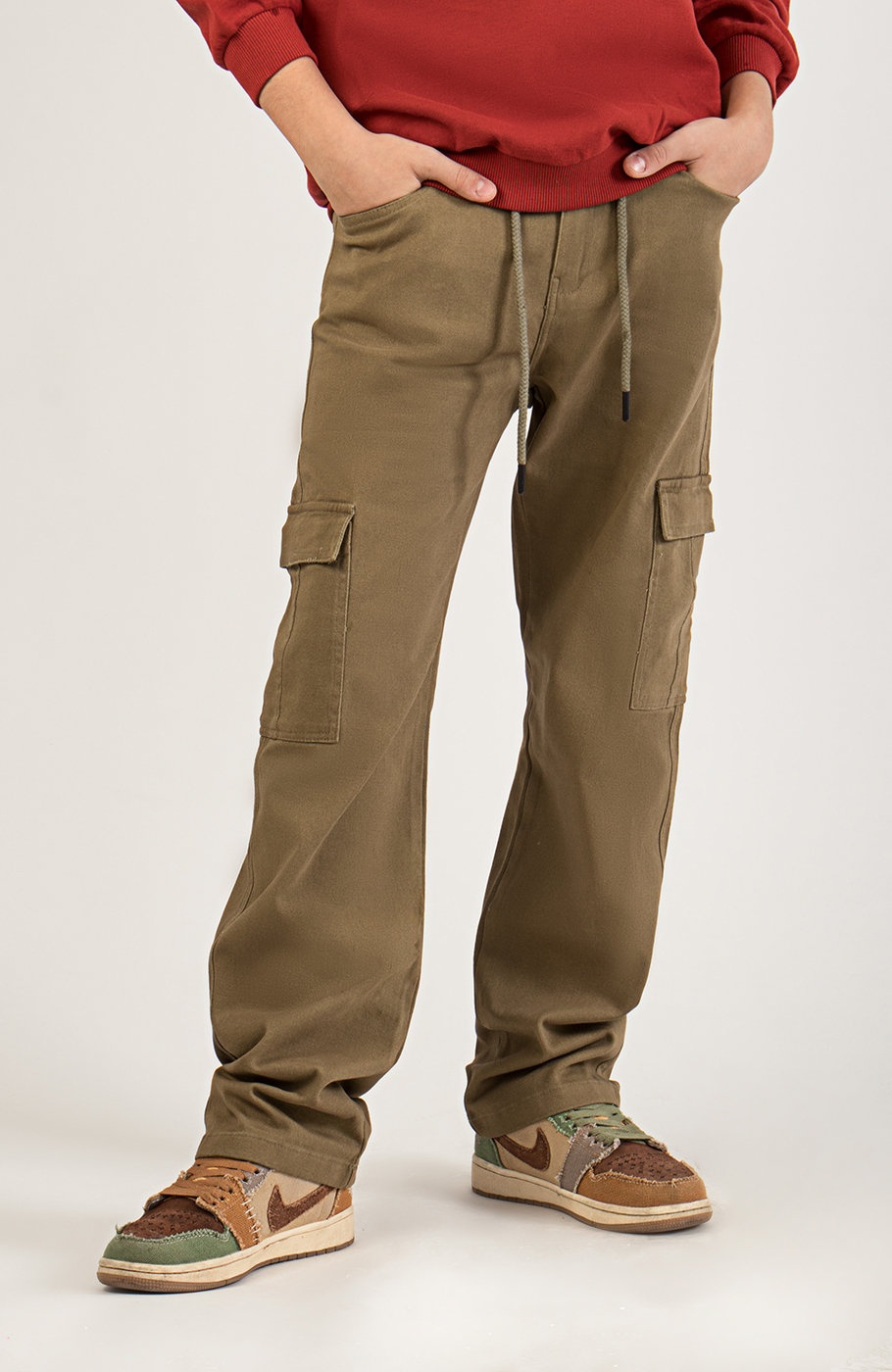 شلوار کتان کارگو