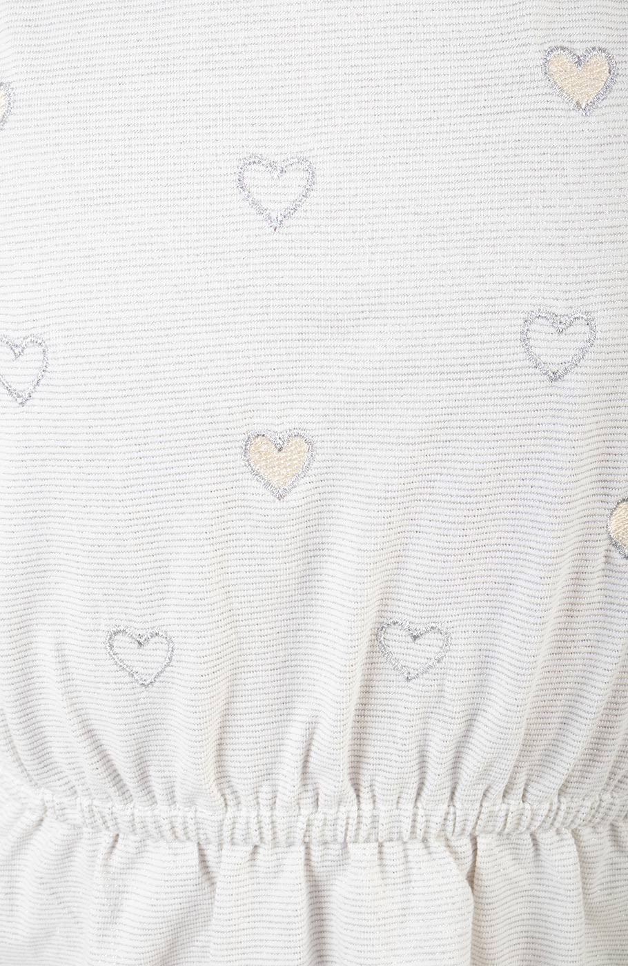 پیراهن یکرو لایکرا لمه دار آستین کوتاه والان دار