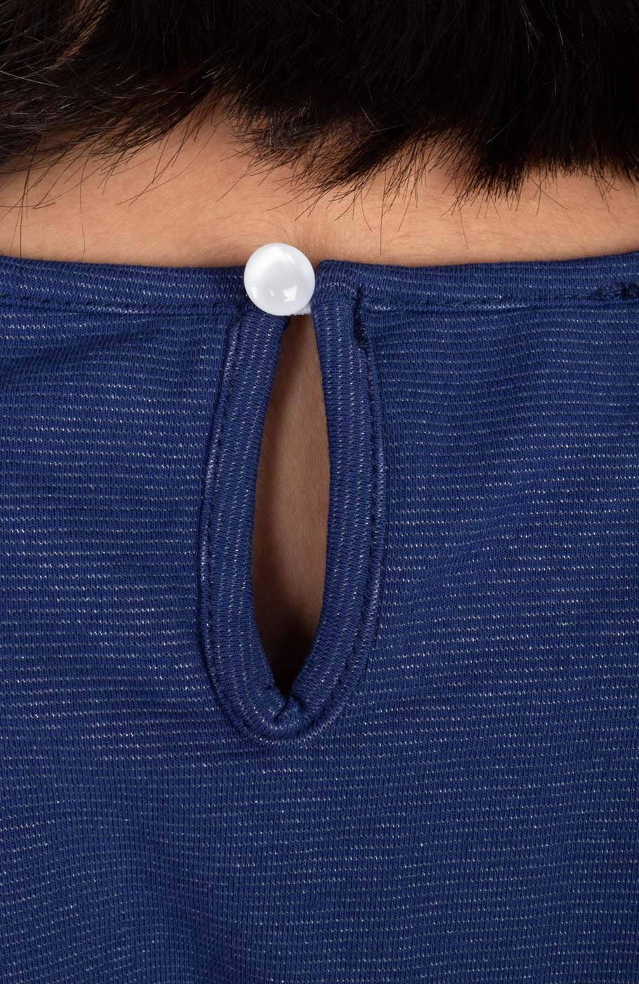 پیراهن یکرو لایکرا لمه دار آستین کوتاه والان دار