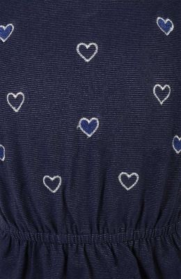 پیراهن یکرو لایکرا لمه دار آستین کوتاه والان دار