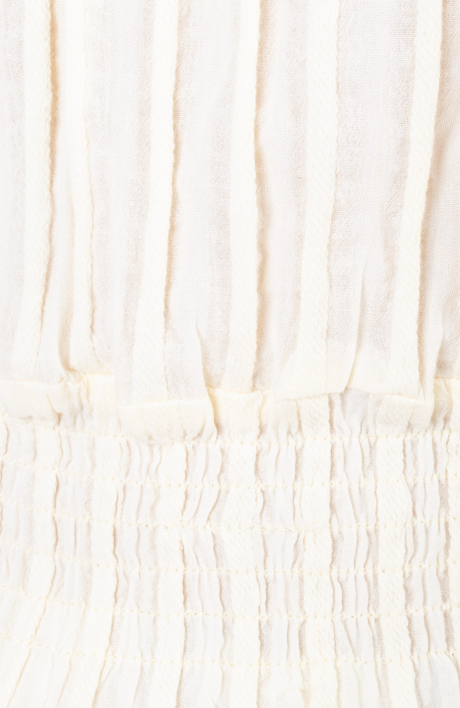 بلوز نیم تنه وال طرح راه راه برجسته آستین کوتاه