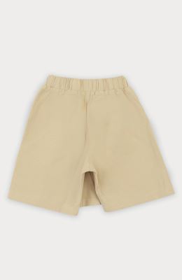 شلوارک کتان طرح دامن پیلی دار