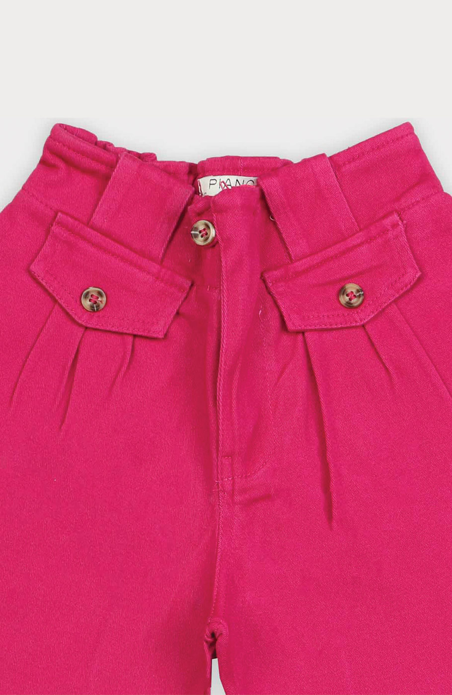 شلوارک کتان پیلی دار