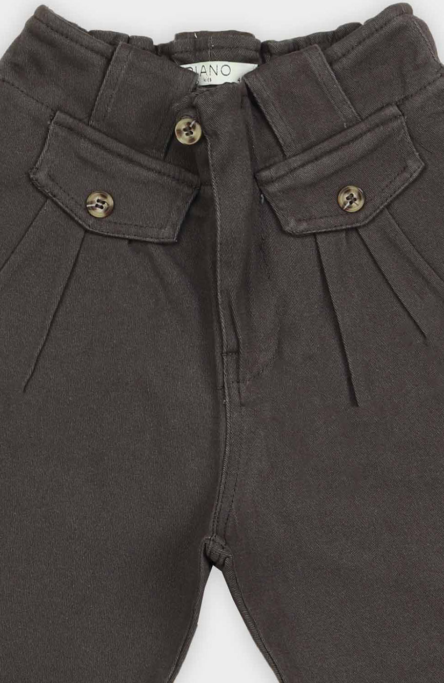 شلوارک کتان پیلی دار 