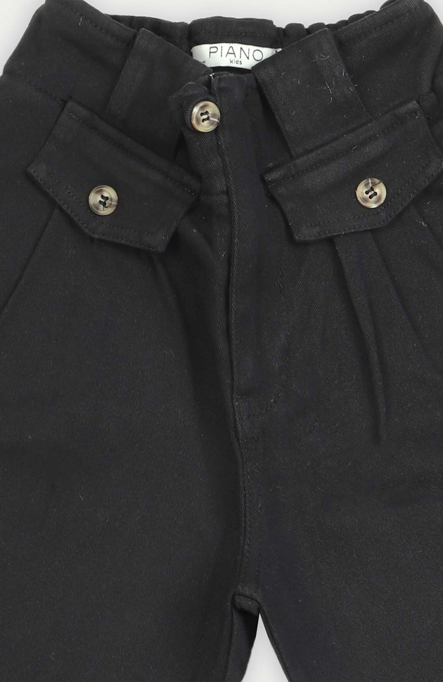 شلوارک کتان پیلی دار