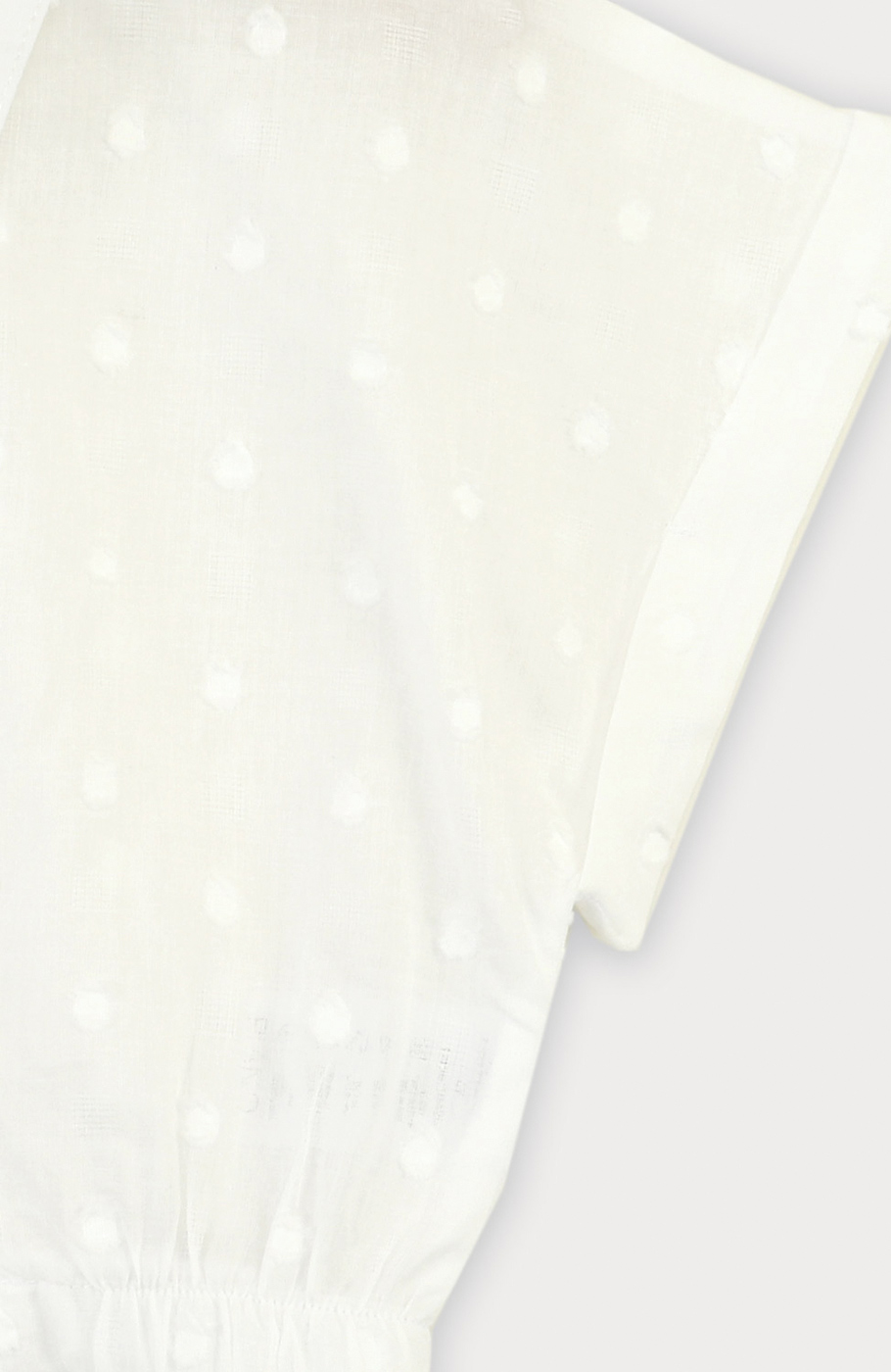 شومیز وال خالدار آستین کوتاه و تاپ یکرو لایکرا