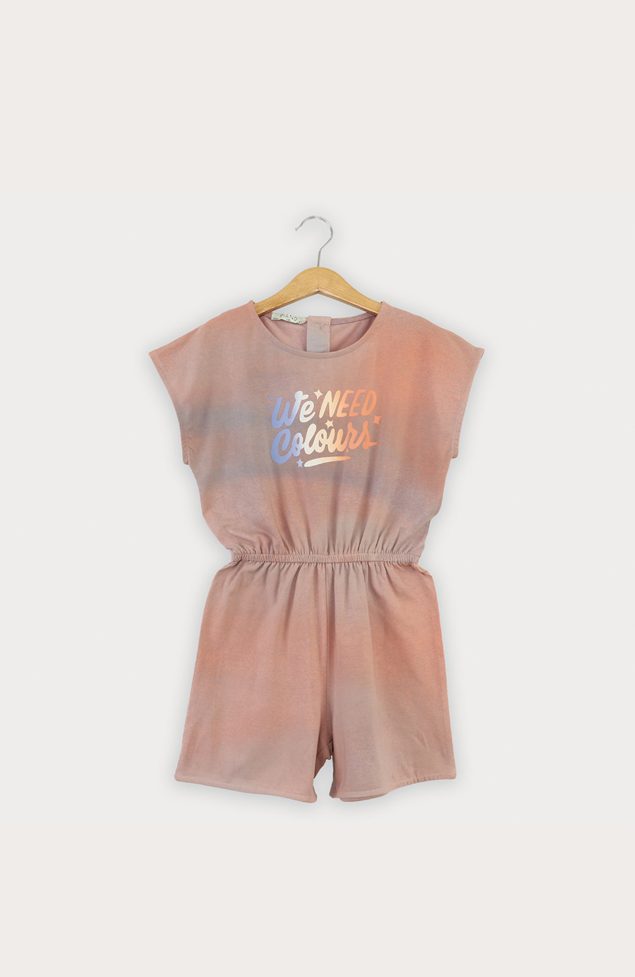 سرهمی یکرو لایکرا ابر و بادی شلوارکی آستین حلقه ای