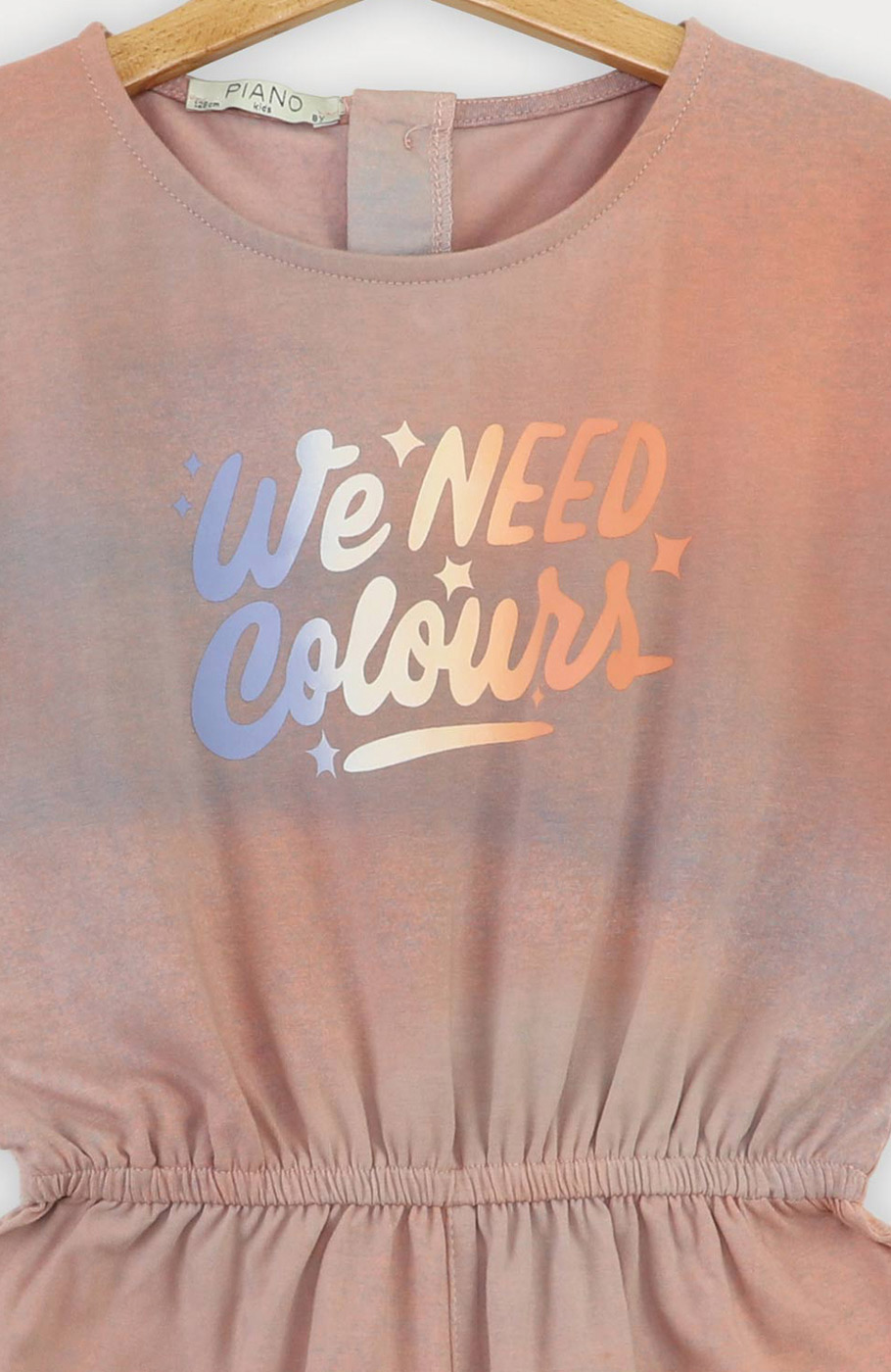 سرهمی یکرو لایکرا ابر و بادی شلوارکی آستین حلقه ای