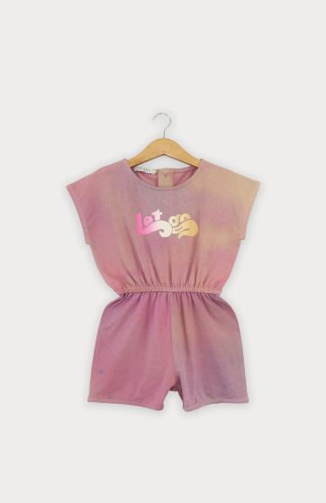 سرهمی یکرو لایکرا ابر و بادی شلوارکی آستین حلقه ای