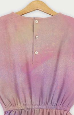 سرهمی یکرو لایکرا ابر و بادی شلوارکی آستین حلقه ای