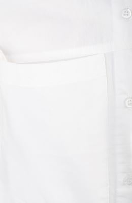 شومیز پوپلین جیب دار آستین بلند