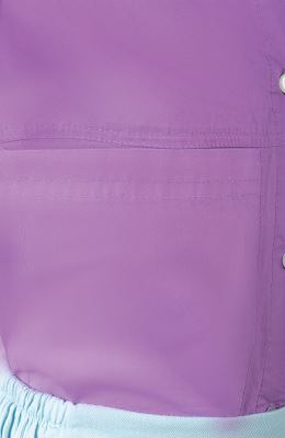 شومیز پوپلین جیب دار آستین بلند