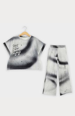 شلوار یکرو لایکرا ابر و بادی (ست با کد 10435)