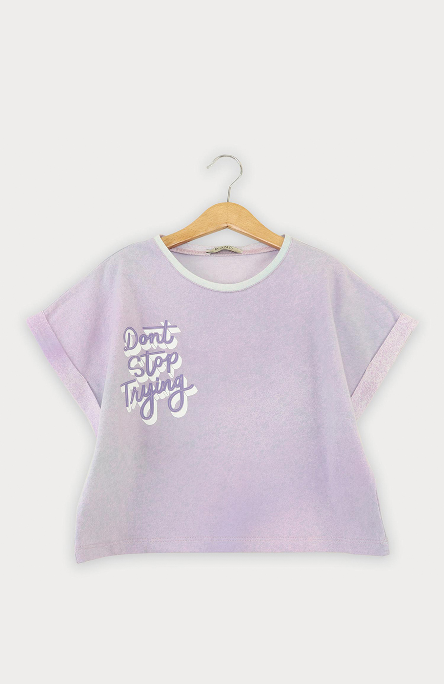 تیشرت یکرو لایکرا ابر و بادی (ست با کد 10436)